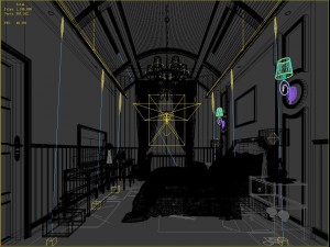 stylish master bedroom design 43 Model 3D