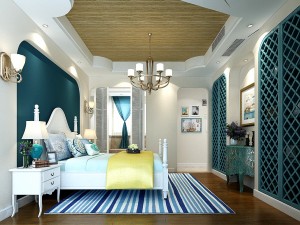 stylish master bedroom design 44 3D Model