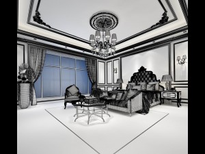 stylish master bedroom design 47 3Dモデル