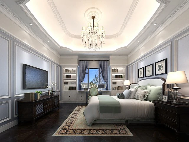 stylish master bedroom design 50 3D Model .c4d .max .obj .3ds .fbx .stl .blend