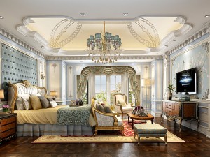 stylish master bedroom design 53 3D Model