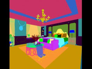 stylish master bedroom design 54 3D Model