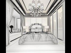 stylish master bedroom design 57 Modèle 3D