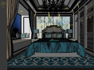 stylish master bedroom design 57 Modèle 3D