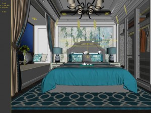 stylish master bedroom design 57 Modèle 3D
