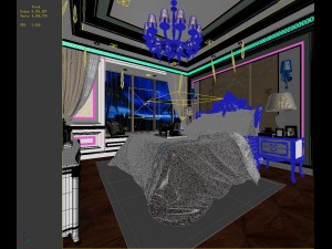 stylish master bedroom design 58 3D 모델