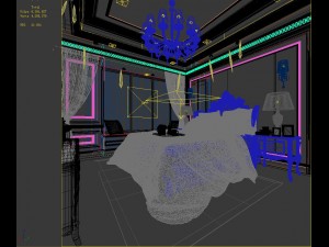 stylish master bedroom design 58 3D 모델