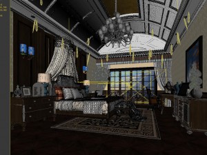 stylish master bedroom design 60 3Dモデル