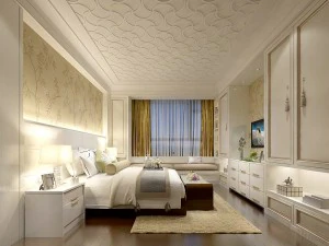 stylish master bedroom design 61 3D Model