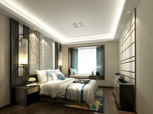 stylish master bedroom design 62 3D-Modell