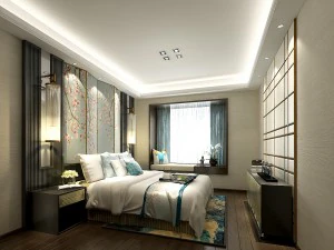 stylish master bedroom design 62 3D Model