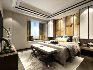 stylish master bedroom design 65 3D Model