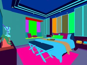 stylish master bedroom design 65 3D Model