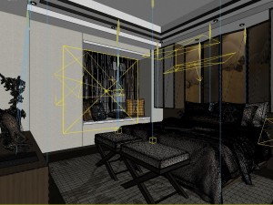 stylish master bedroom design 65 3D Model