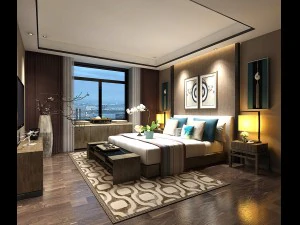 şık ana yatak odası tasarımı 66 3D Model