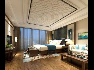 şık ana yatak odası tasarımı 67 3D Model