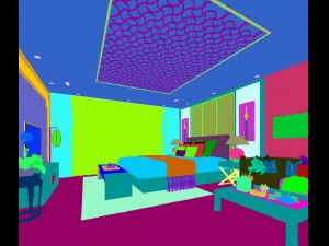 stylish master bedroom design 67 Model 3D