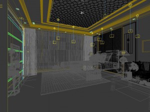 stylish master bedroom design 67 Model 3D