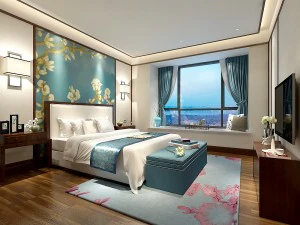 stylish master bedroom design 72 3D Model