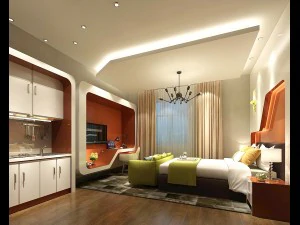 design elegante do quarto principal 77 Modelo 3D