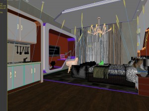 stylish master bedroom design 77 3D मॉडल