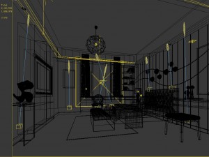 stylish master bedroom design 82 3D Model
