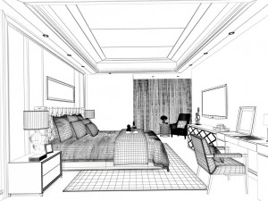 stylish master bedroom design 83 Modello 3D