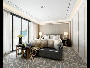 şık ana yatak odası tasarımı 84 3D Model