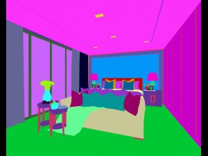 stylish master bedroom design 84 3D Model