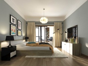 stylish master bedroom design 85 Model 3D