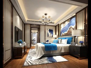 design elegante do quarto principal 88 Modelo 3D