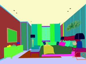 stylish master bedroom design 89 3D Model