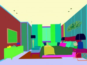 stylish master bedroom design 89 3D Model