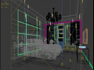 stylish master bedroom design 91 3D 모델