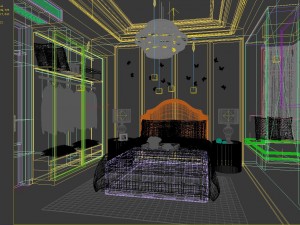 stylish master bedroom design 93 Modello 3D