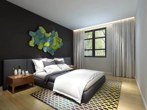 design elegante della camera da letto principale 94 Modello 3D