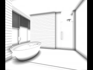 stylish master bedroom design 94 3D Model