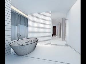 stylish master bedroom design 94 3D Model