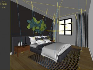 stylish master bedroom design 94 Modelo 3D