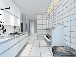 stylish master bedroom design 94 3D Model