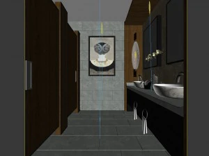 bathroom design complete model 02 3D Model