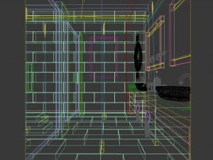 bathroom design complete model 02 3D Model