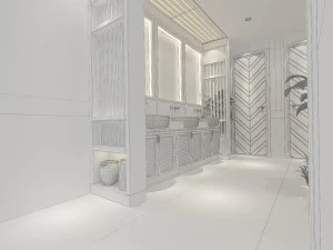 bathroom design complete model 04 3D Model