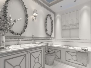 bathroom design complete model 06 3D 모델