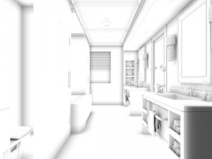 bathroom design complete model 07 3D Model