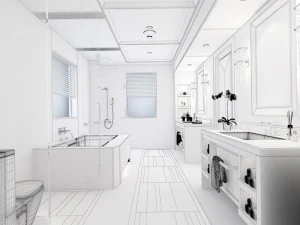 bathroom design complete model 07 3D Model