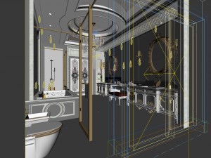bathroom design complete model 09 3D Модель