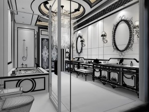 bathroom design complete model 09 3D Модель