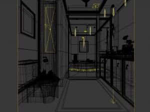 bathroom design complete model 10 3D Model