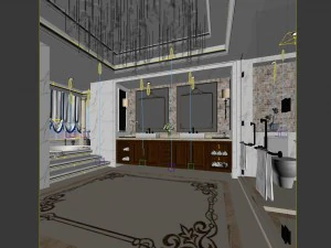 bathroom design complete model 11 3D Model
